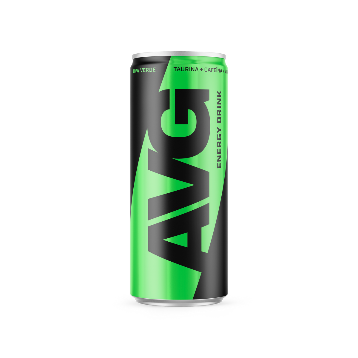 AVG Energy Drink 250ml - Uva Verde - pack com 6 latas